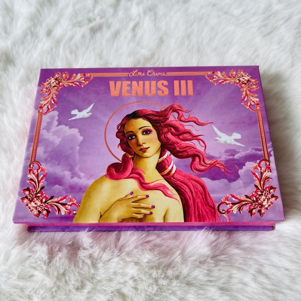 LIME CRIME Venus 3 Eyeshadow Palette unicorn pink